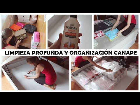 LIMPIEZA Y ORGANIZACION CANAPE | DECLUTTERING | PERFUMAR EL CANAPE