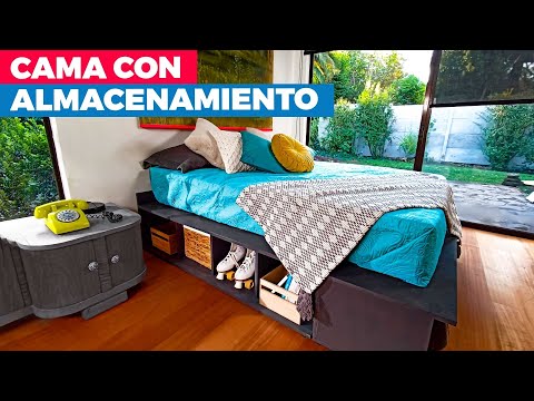 Cómo hacer una cama funcional para almacenamiento