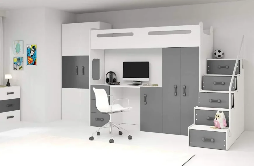 Interbeds MAX 4, Cama Alta y Escritorio