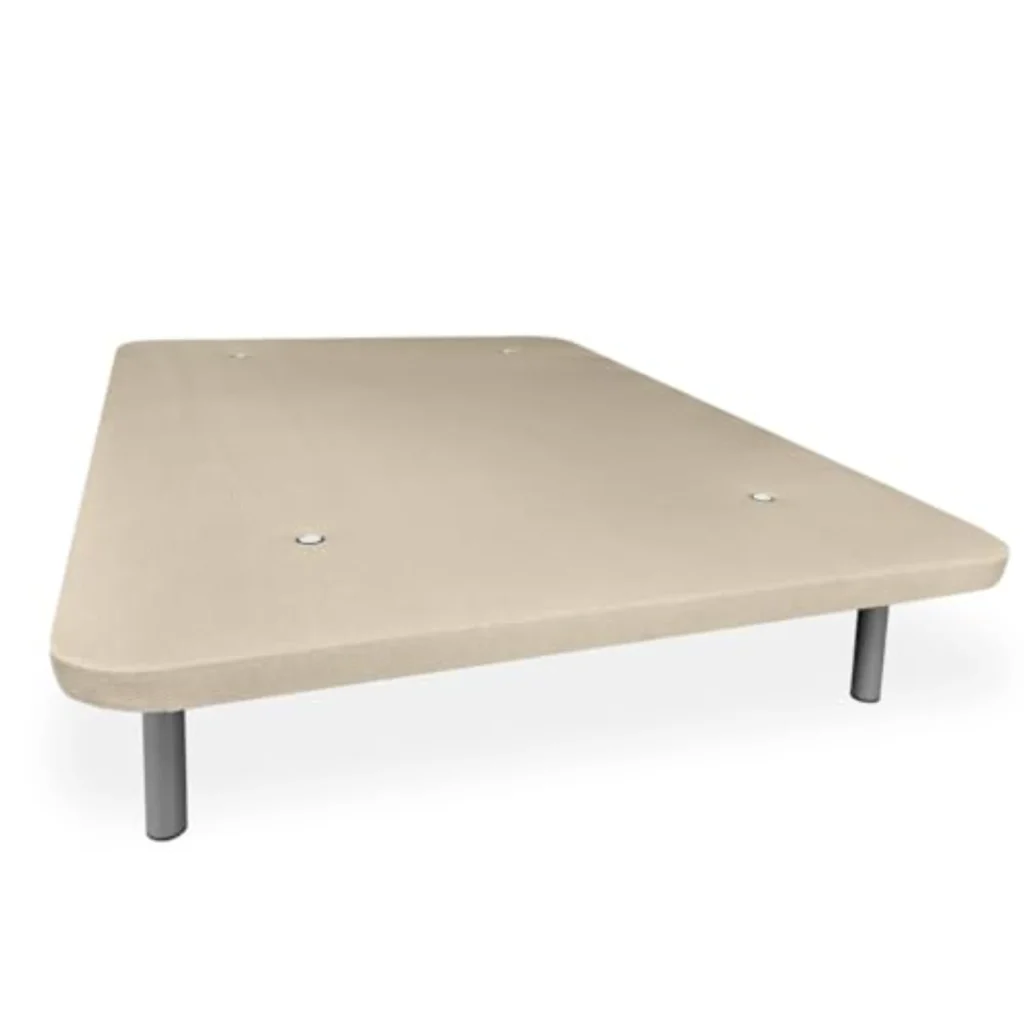 Base Tapizada 3D Reforzada 135x190 cm - Tejido Transpirable, 6 Patas Metálicas y Montaje Sin Herramientas - Fabricado en España