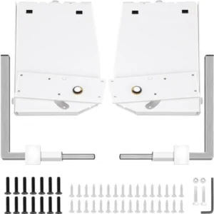 Kit Mecanismo Cama Murphy Pared - Resorte 450kg, Vertical 1.2-1.8m, DIY, Blanco - VEVOR