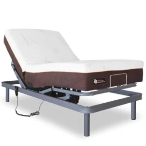 Cama Articulada Reforzada Adaptator con Colchón Viscoelástico Visco 5 - 90x190 cm, Motor Alemán y Garantía